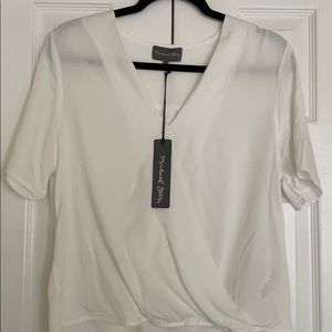 Micheal stars short sleeve top